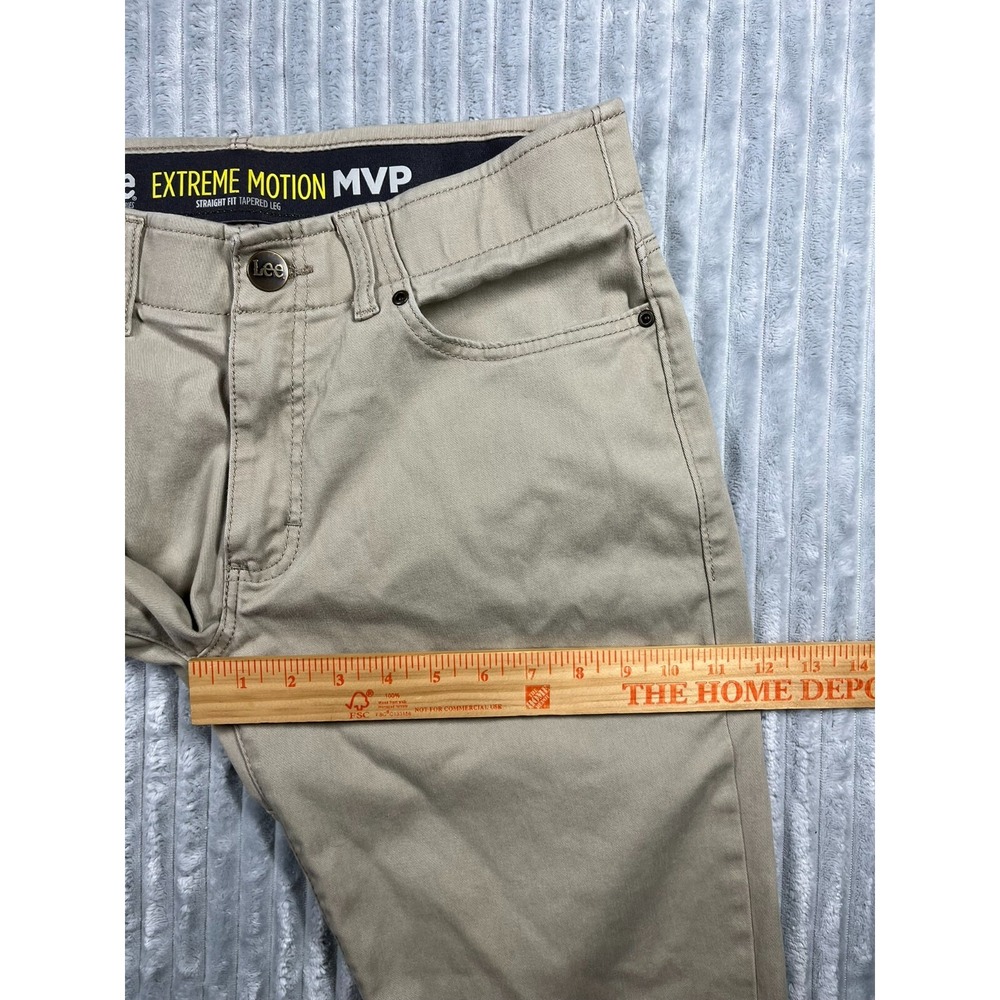Lee Chino Pants Men's 32x31 Extreme Motion MVP Straight Fit Tapered Leg Stretch - Picture 11 of 15